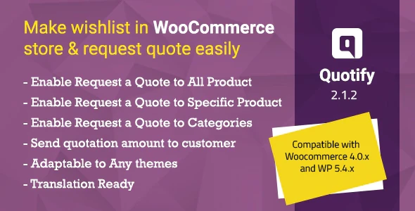 Quotify – WooCommerce Request a Quote
