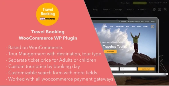 Travel Booking – WooCommerce WordPress Plugin